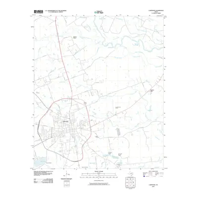 2010 Map of Carthage, 2010 Print
