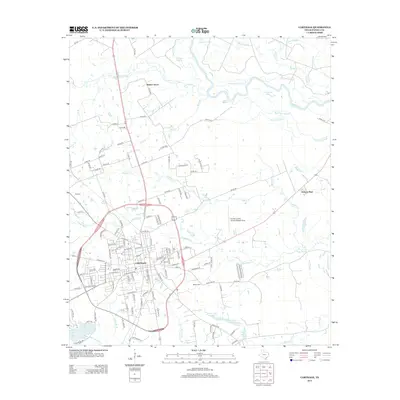 2013 Map of Carthage, 2013 Print