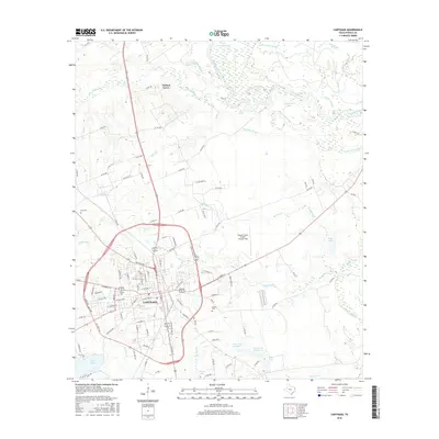 2016 Map of Carthage, 2016 Print