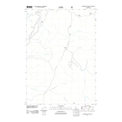 2011 Map of Cartwright Canyon, 2011 Print