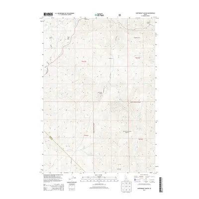 2013 Map of Cartwright Canyon, 2013 Print