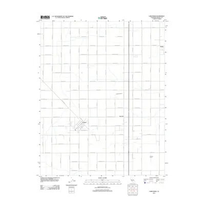2012 Map of Caruthers, 2012 Print