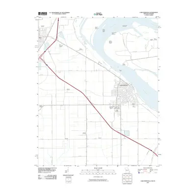 2010 Map of Caruthersville, 2010 Print