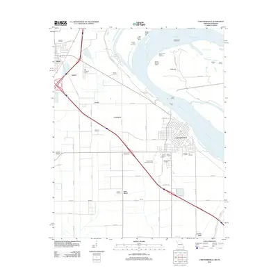 2012 Map of Caruthersville, 2012 Print