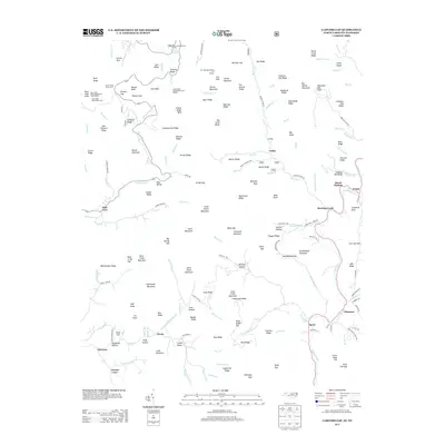 2013 Map of Carvers Gap, 2013 Print