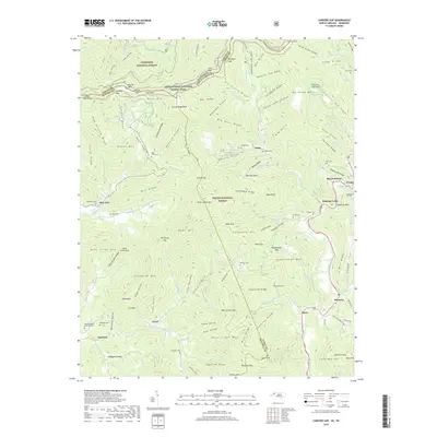 2019 Map of Carvers Gap, 2019 Print