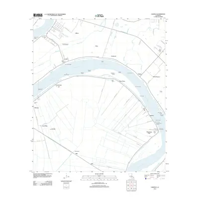 2012 Map of Carville, 2012 Print