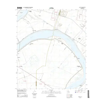 2015 Map of Carville, 2015 Print
