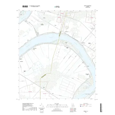 2018 Map of Carville, 2018 Print