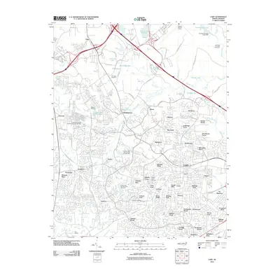 2010 Map of Cary, 2010 Print