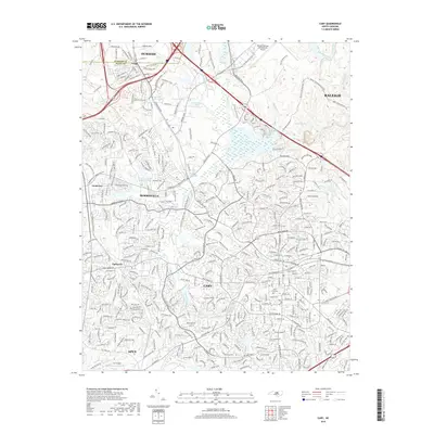 2019 Map of Cary, 2019 Print