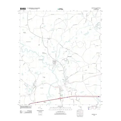 2012 Map of Caryville, 2012 Print