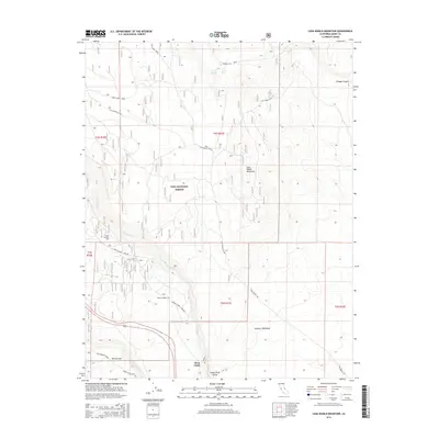 2015 Map of Casa Diablo Mountain, 2015 Print