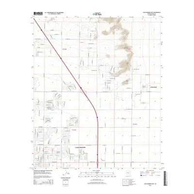 2014 Map of Casa Grande East, 2014 Print