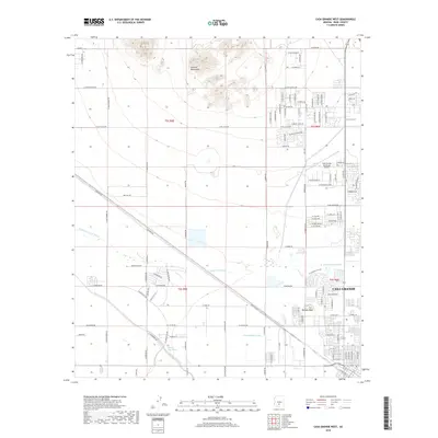 2018 Map of Casa Grande West, 2018 Print