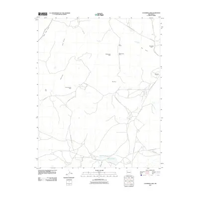 2010 Map of Casamero Lake, 2010 Print