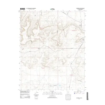 2013 Map of Casamero Lake, 2013 Print