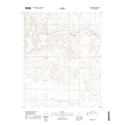 2020 Map of Casamero Lake, 2020 Print