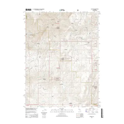 2015 Map of Cascade, 2015 Print