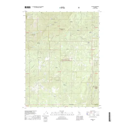 2018 Map of Cascade, 2018 Print