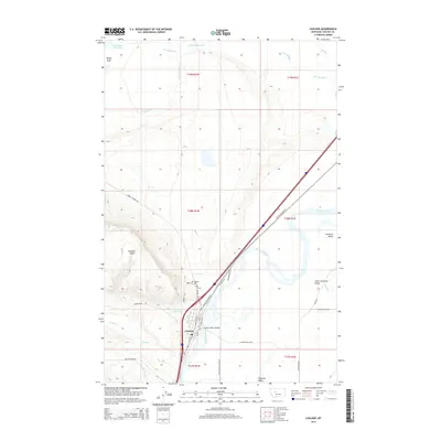 2014 Map of Cascade, 2014 Print