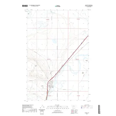 2020 Map of Cascade, 2020 Print