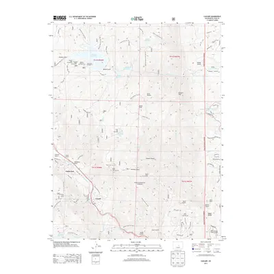 2013 Map of Cascade, 2013 Print
