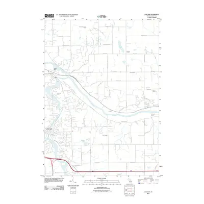 2011 Map of Cascade, 2011 Print