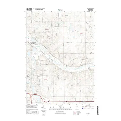 2017 Map of Cascade, 2017 Print