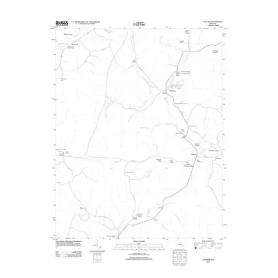 2011 Map of Cascade, 2011 Print