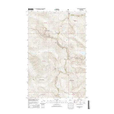 2014 Map of Cascade Pass, 2014 Print