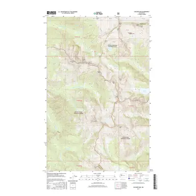 2017 Map of Cascade Pass, 2017 Print