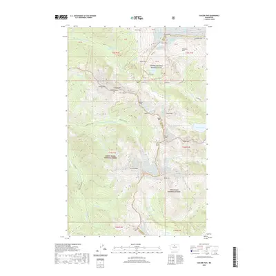 2020 Map of Cascade Pass, 2020 Print