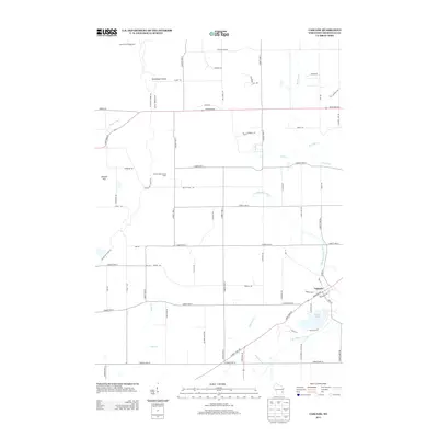 2013 Map of Cascade, 2013 Print