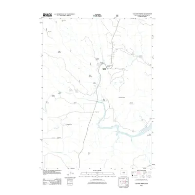 2012 Map of Cascade Springs, 2012 Print