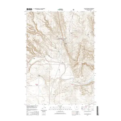 2015 Map of Cascade Springs, 2015 Print