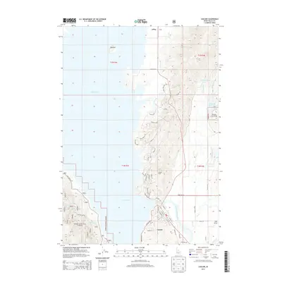 2013 Map of Cascade, 2013 Print