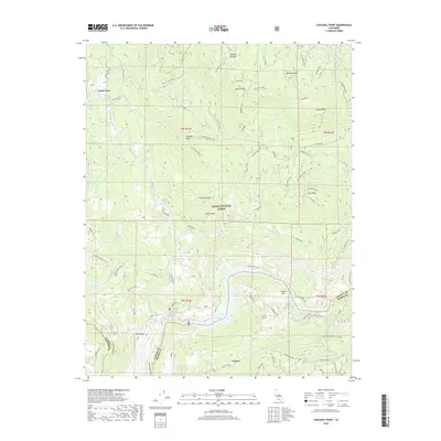 2018 Map of Cascadel Point, 2018 Print
