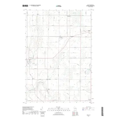 2018 Map of Casco, 2018 Print