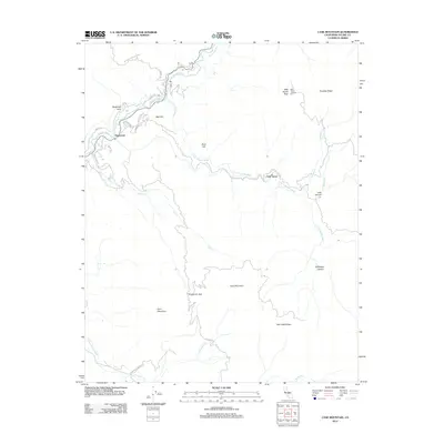 2012 Map of Case Mountain, 2012 Print