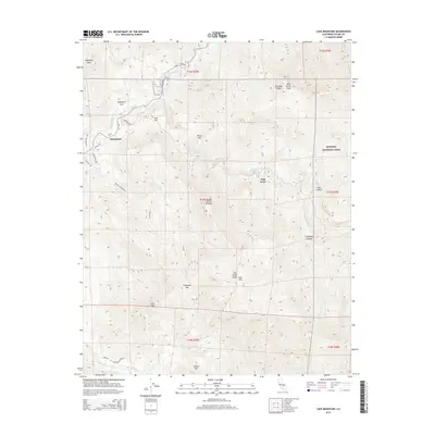 2015 Map of Case Mountain, 2015 Print