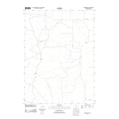 2012 Map of Casebier Hill, 2012 Print