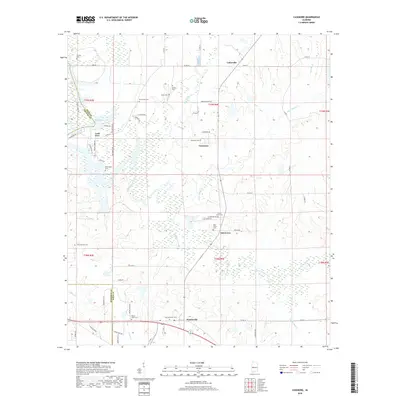 2018 Map of Casemore, 2018 Print