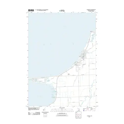 2011 Map of Caseville, 2011 Print