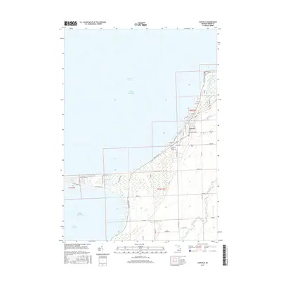 2017 Map of Caseville, 2017 Print