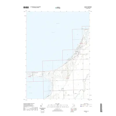 2019 Map of Caseville, 2019 Print
