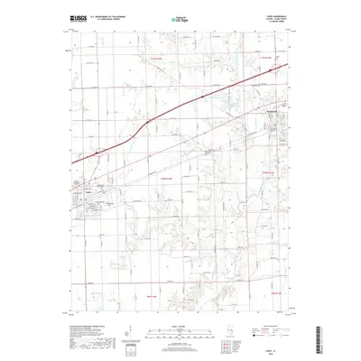 2018 Map of Casey, 2018 Print
