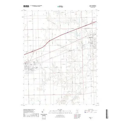 2021 Map of Casey, 2021 Print