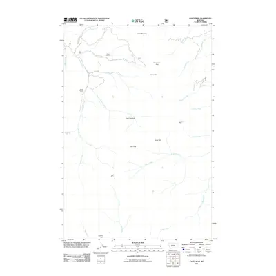 2011 Map of Casey Peak, 2011 Print