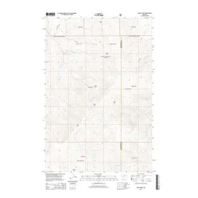 2014 Map of Casey Peak, 2014 Print